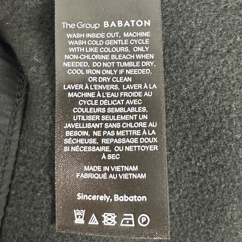 Aritzia The Group Babaton Powell Pant High Rise Fleece Womens Size XL - Picture 7 of 13